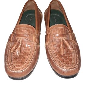 Thom McAn Tan Tassel Loafers